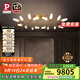 Paulmann P德國柏曼客廳大廳吸頂燈奢華銅制玻璃分子燈具 【大師系】推薦35-45㎡ 3000K