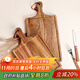 格娜斯相思木牛排盤(pán)木質(zhì)西餐盤(pán)餐具長(cháng)方形牛扒盤(pán)披薩盤(pán)實(shí)木板托盤(pán)小號