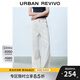 UR【明星同款】2025春季新款女裝簡(jiǎn)約闊腿休閑長(zhǎng)褲UYY850087 本白 27