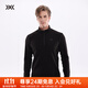 XBIONIC艾德空氣層半開(kāi)拉鏈衛衣男長(cháng)袖T恤休閑舒適秋冬新品 25837 暗夜黑 L