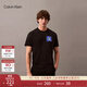 Calvin KleinJeans25夏季男士休閑通勤ck撞色方框字母純棉短袖T恤4RB837G