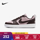 NIKE 耐克男女休閑板鞋COURT BOROUGH兒童時(shí)尚舒適運動(dòng)小白鞋青少年 DV5456-601 40 【建議腳長(cháng)25cm】