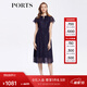 PORTS寶姿女裝春夏氣質(zhì)優(yōu)雅百搭連衣裙ALD8D216PFP027 丈青混色 2