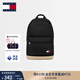 TOMMY JEANS25新款春夏男裝休閑校園風(fēng)刺繡大容量書(shū)包雙肩背提包 黑色BDS 均碼