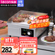 樂(lè )創(chuàng  )（lecon）電扒爐商用小型煎牛扒 夜市創(chuàng  )業(yè)擺攤鐵板燒商用設備 鐵板魷魚(yú)小型手抓餅小吃電熱燃氣 【小型款】中扒板-單控鐵板818BCG