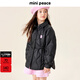 MiniPeace太平鳥(niǎo)童裝冬女童羽絨服FBACE4109 桃皮粉 140cm