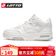 LOTTO樂(lè )途男鞋白色高幫板鞋2025秋冬季新款潮流厚底休閑運動(dòng)鞋子 白色 40