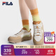 FILA斐樂(lè )官方女鞋BURGER復古帆布鞋2025秋漢堡鞋時(shí)尚休閑鞋