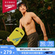 速比濤（Speedo）【汪順同款】泳鏡云感2.0柔韌舒適游泳訓練鍍膜泳鏡通用 橘/灰