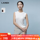 藍(lán)地（LANDI）[通穿三季]LANDI圓領(lǐng)無袖修身針織衫女吊帶背心內(nèi)搭2024春夏新品 米白色 M