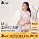 久歲伴兒童睡衣女童薄款優(yōu)可絲家居服中大童七分袖褲卡通套裝 510049D