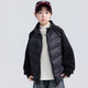 G.DUCKKIDS品牌童裝男童羽絨服輕薄外套秋冬款兒童拼接羽絨衣男孩秋冬季外穿 黑色 120