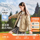 巴拉巴拉童裝男童羽絨服秋冬季女小童中大童V領(lǐng)時(shí)尚保暖外套208424107221