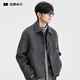 伯爵卓爾秋冬雙面呢羊毛夾克外套設計感短款呢大衣男士