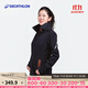 迪卡儂（DECATHLON）軟殼上衣秋冬軟殼衣女軟殼外套加絨加厚保暖秋戶(hù)外防潑水防風(fēng)帆船 【女士】經(jīng)典黑(帽可收納) S