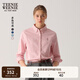 Teenie Weenie小熊女裝牛仔襯衫2025秋新款學(xué)院休閑簡(jiǎn)約棉美式上衣 粉色 S 160