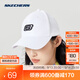 斯凱奇（Skechers）休閑情侶遮陽(yáng)鴨舌帽男時(shí)尚防曬帽子運動(dòng)棒球帽女 0019 亮白色 均碼