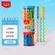 馬培德（Maped）彩色洞洞鉛筆HB 三角桿鉛筆書(shū)法練字素描繪圖鉛筆 學(xué)生正姿書(shū)寫(xiě)練字筆 853115CH【30支/桶】