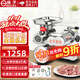 揚子 絞肉機商用 大功率多功能絞切一體機 全自動(dòng)灌腸機 肉鋪食堂廚房強勁切片切絲絞肉餡機打肉機 【標準】128型精鐵1500W純銅電機 2025旗艦新升級