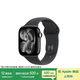 Apple/蘋(píng)果 Watch S11 智能手表GPS款42毫米亮黑色鋁金屬表殼黑色運動(dòng)型表帶S/M MEU94CH/B