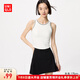 優(yōu)衣庫開(kāi)業(yè)價(jià)女裝Bra短背心/加杯背心辣妹風(fēng)短背心條紋473989 00 白色 M /160/90