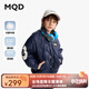 馬騎頓（MQD）MQD童裝兒童羽絨服秋冬季男童中大童輕薄羽絨翻領(lǐng)外套 藏青 160
