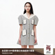 RE'VAN芮范夏季新品設(shè)計師款質(zhì)感撞色豎條紋連衣裙RN31101194 豎條紋 M/38
