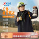 特步（XTEP）兒童童裝男童冬季搖粒絨外套防風(fēng)保暖風(fēng)衣 純正黑 165cm
