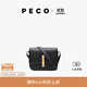 PECO【許妍同款】鍵盤(pán)系列豆腐包單肩真皮斜挎質(zhì)感小方包生日禮物 經(jīng)典黑【黑色內里】現貨