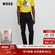 BOSS博斯男士常規版型舒適彈性牛仔褲 003-黑色 L （3332）