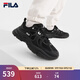 斐樂(lè )（FILA）官方男鞋MARS 3 S復古運動(dòng)鞋冬季新款火星鞋跑步鞋 黑-BK 42