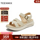 天美意涼鞋商場(chǎng)同款日常通勤百搭純色休閑女鞋2025新款BL431BL5 米色 36