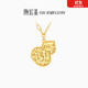 潮宏基 葫蘆5G黃金項鏈女碎碎冰足金套鏈頸飾小版生日禮物 計價(jià) 鏈長(cháng)約44cm+延長(cháng)鏈 4.7克