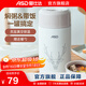 愛(ài)仕達（ASD）燜燒杯 304不銹鋼真空長(cháng)效保溫飯盒大容量寬口辦公帶飯悶燒壺粥桶 象牙白色+餐勺 1.2L
