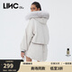金羽杰摩登輕薄羽絨派克服女短款秋冬季新潮毛領(lǐng)薄款羽絨服女Y21602268