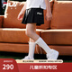 FILA斐樂(lè )兒童童裝短褲2025年夏季新款女中大童網(wǎng)球百褶裙褲短裙 傳奇藍-NV 150
