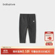 babylove寶寶打底褲秋冬季保暖加絨褲純色百搭直筒褲子男女寶寶彈力休閑褲