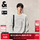 杰克·瓊斯（JACK&JONES）男裝秋季毛衣針織衫NBA聯(lián)名款字母圖案寬松圓領(lǐng)長(cháng)袖上衣225425022 G01石灰花灰 常規 M （175）