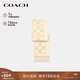 蔻馳（COACH）【品牌直供】男女同款經(jīng)典LOGO印花C紋流蘇綿羊毛圍巾裸色CU807