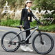 鳳凰山地自行車(chē)成人減震男女內走線(xiàn)變速競賽車(chē)青少年學(xué)生車(chē)單車(chē) 飛躍 鋼架輻條輪-消光灰 26寸【建議身高160-185cm】 24速