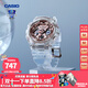 卡西歐（CASIO）女表GSHOCK獨角獸可愛(ài)粉色玫瑰金送女友時(shí)尚防水學(xué)生運動(dòng)電子手表 GMA-S120SR-7A透明玫瑰金