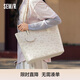 森馬（Semir）托特包設計感滿(mǎn)印單肩包大容量手提包女包105425153014