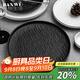 半物生活牛排盤(pán)西餐盤(pán)日式創(chuàng  )意牛排專(zhuān)用盤(pán)子碟子家用西餐餐具牛扒盤(pán)意面盤(pán)