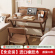 好宅美品【免安裝】實(shí)木折疊書(shū)桌小戶(hù)型臥室家用床邊簡(jiǎn)易電腦桌學(xué)習辦公桌 胡桃色-實(shí)木折疊桌【80cm】免安裝