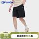 FILAFUSION斐樂(lè )潮牌梭織短褲男2025夏季運動(dòng)工裝休閑五分褲