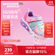 Skechers斯凱奇童鞋女童運動(dòng)鞋閃燈鞋開(kāi)關(guān)魔術(shù)貼兒童休閑公主鞋302315L 粉紅色/多彩色/PKMT 28.5
