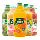 匯源果汁飲料大桶2.5L*6桶飲品家宴混合果汁大瓶飲料 混合口味隨機2.5L*6桶
