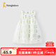 童泰（TONGTAI）女寶寶裙子夏季嬰兒連衣裙兒童衣服女童外出可愛(ài)蓬蓬裙背心裙 綠色 90 cm