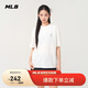 MLB男女短袖T恤潮流百搭純色休閑25秋季新款時(shí)尚3ATSB5053-50IVS-L