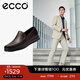 愛(ài)步（ECCO）男士皮鞋 樂(lè )福鞋豆豆鞋商務(wù)休閑皮鞋牛皮男鞋 S輕巧莫克540514 HL 可可棕54051401482 39